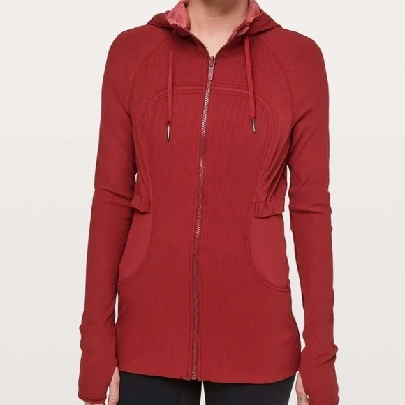 Lululemon Dance Studio Jacket Rib Sleeve Reversible Size 8 - Picture 1 of 14